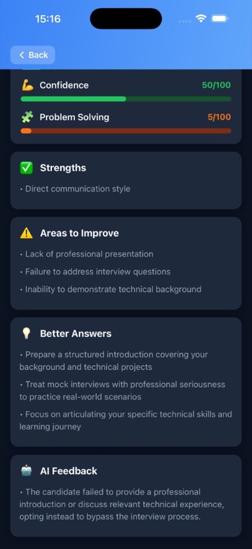 AI feedback